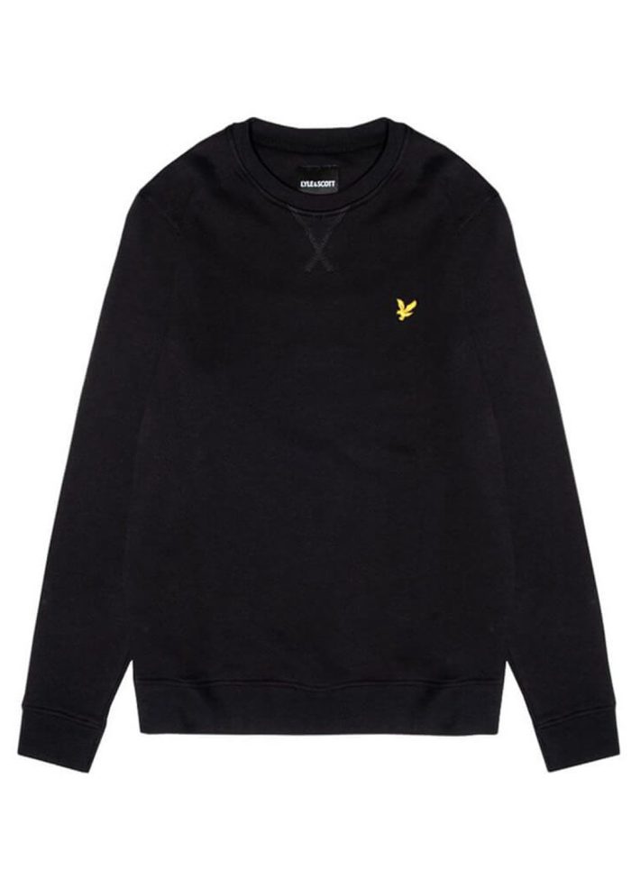 Brushed Back Crew Neck Sweater