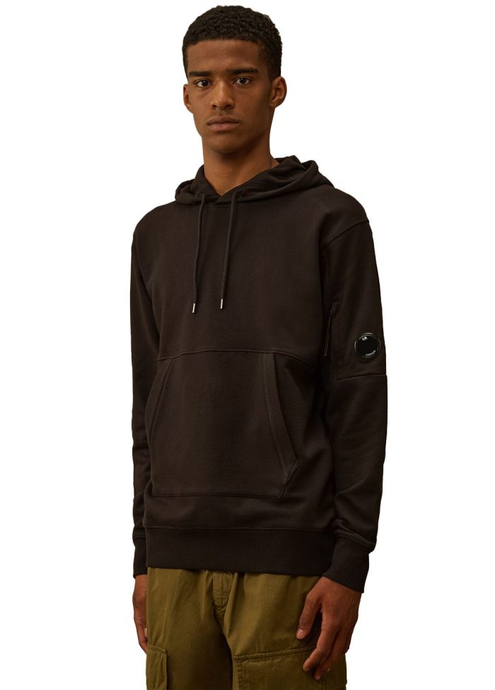 Diagonal Raised Fleece Hooded Lens Sweatshirt - immagine 2